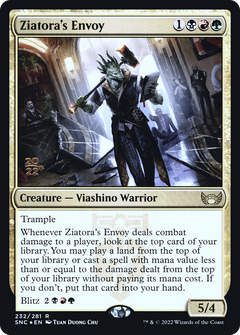 Ziatora's Envoy (PRE-232) - Streets of New Capenna Promos Foil-1