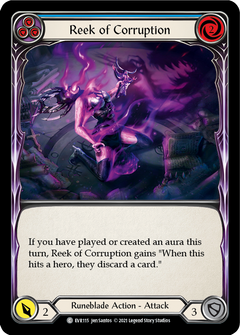 Reek of Corruption (Blue) [EVR115] (Everfest)  1st Edition Rainbow Foil-2