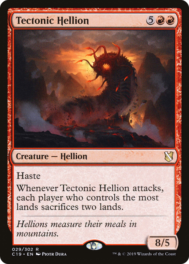 Tectonic Hellion [Commander 2019]-1
