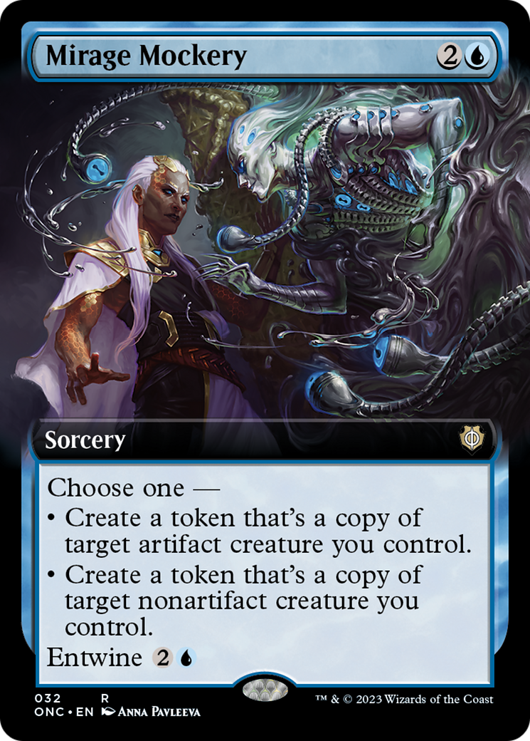 Mirage Mockery (Extended Art) [Phyrexia: All Will Be One Commander]-1