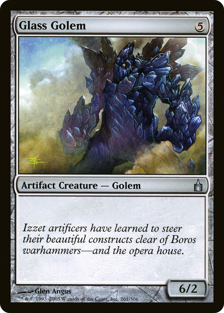 Glass Golem [Ravnica: City of Guilds]-1