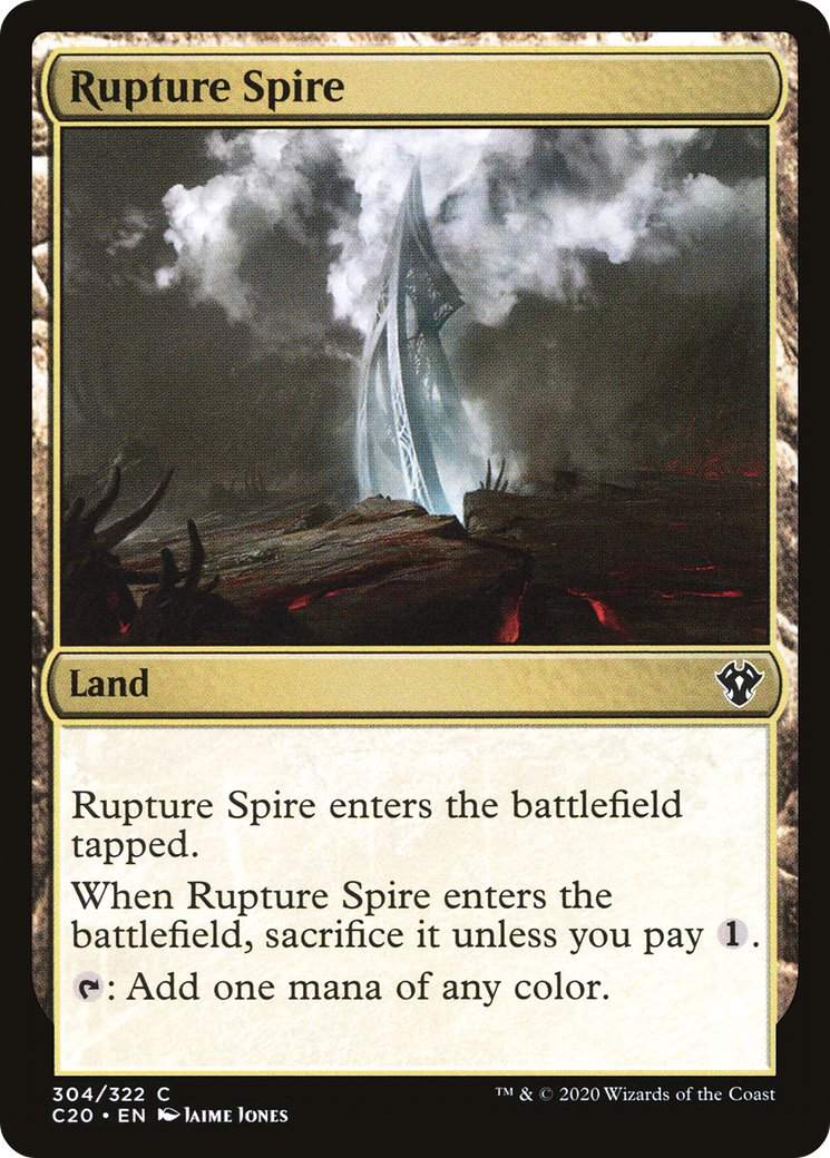 Rupture Spire [Commander 2020]-1
