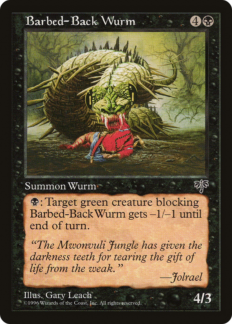 Barbed-Back Wurm [Mirage]-1