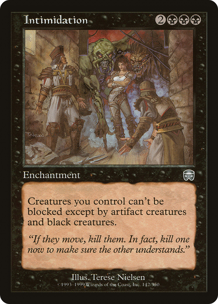 Intimidation [Mercadian Masques]-1