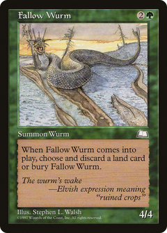Fallow Wurm [Weatherlight]-1