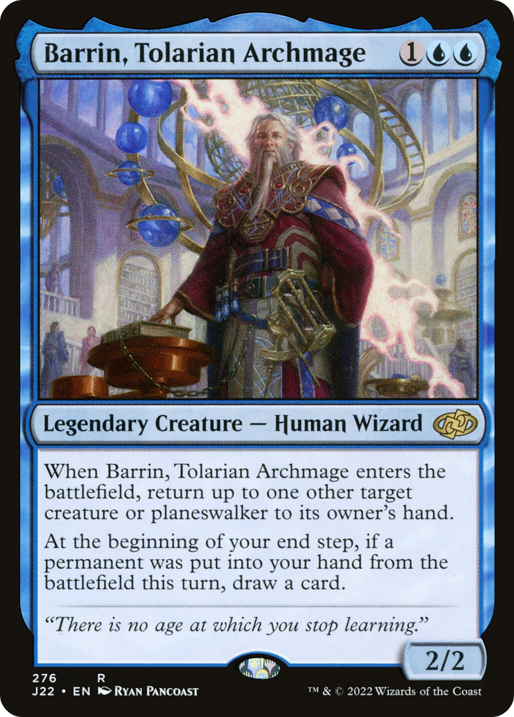 Barrin, Tolarian Archmage [Jumpstart 2022]-1