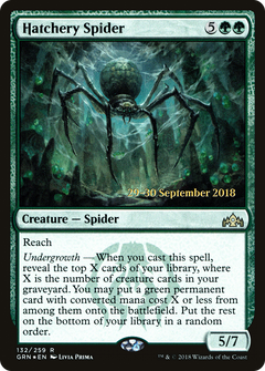 Hatchery Spider [Guilds of Ravnica Prerelease Promos]-1