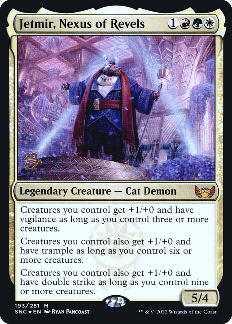 Jetmir, Nexus of Revels [Streets of New Capenna Prerelease Promos]-1