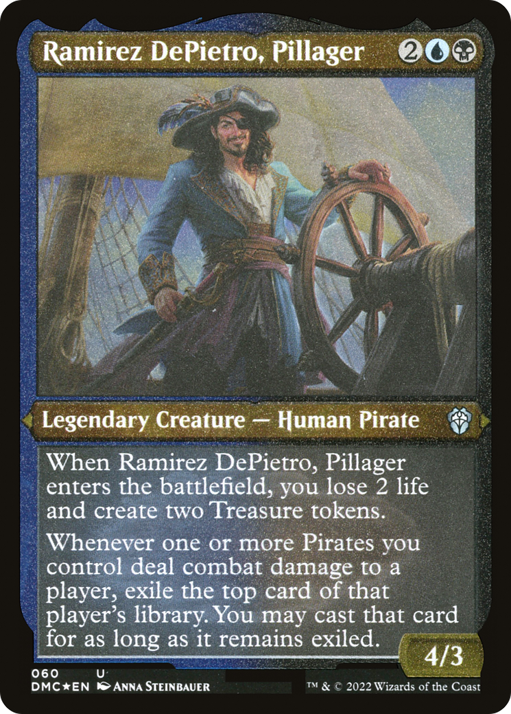Ramirez DePietro, Pillager (DMC-060) - Dominaria United Commander Etched Foil-1