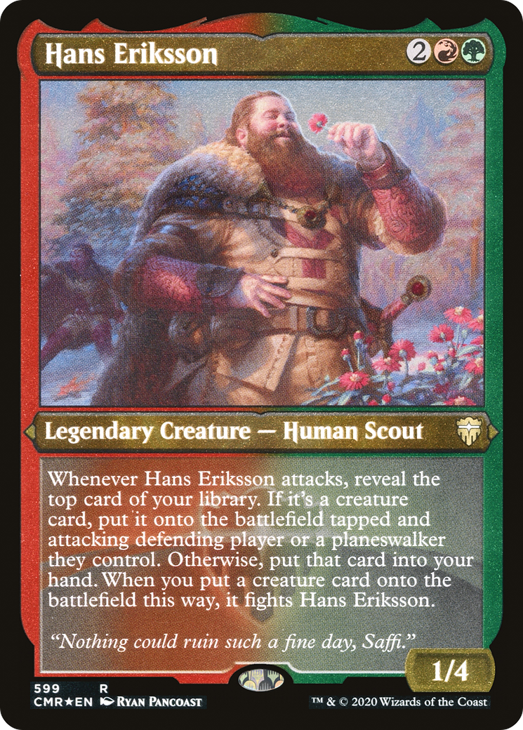 Hans Eriksson (Etched) [Commander Legends]-1