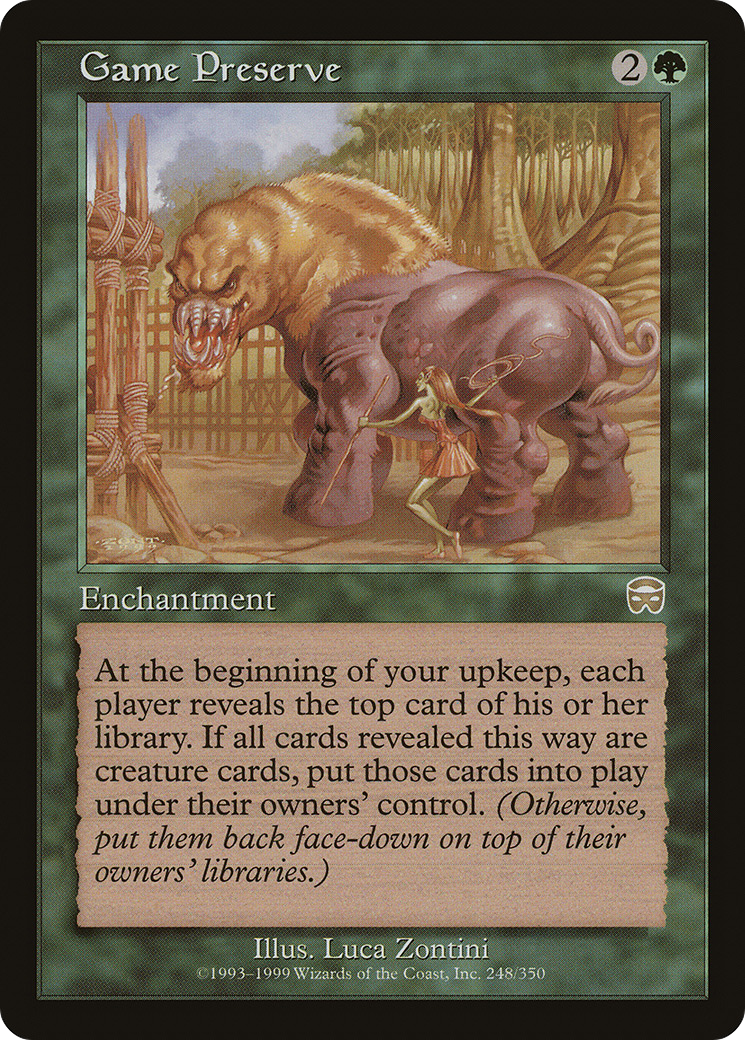 Game Preserve [Mercadian Masques]-1