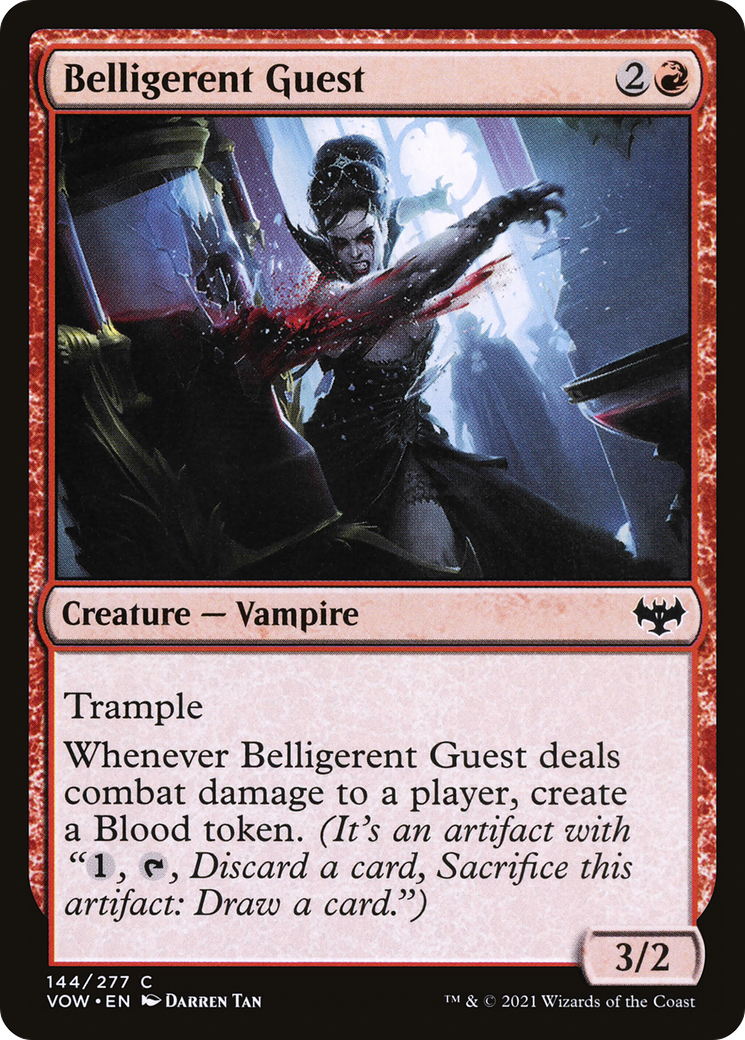 Belligerent Guest [Innistrad: Crimson Vow]-1