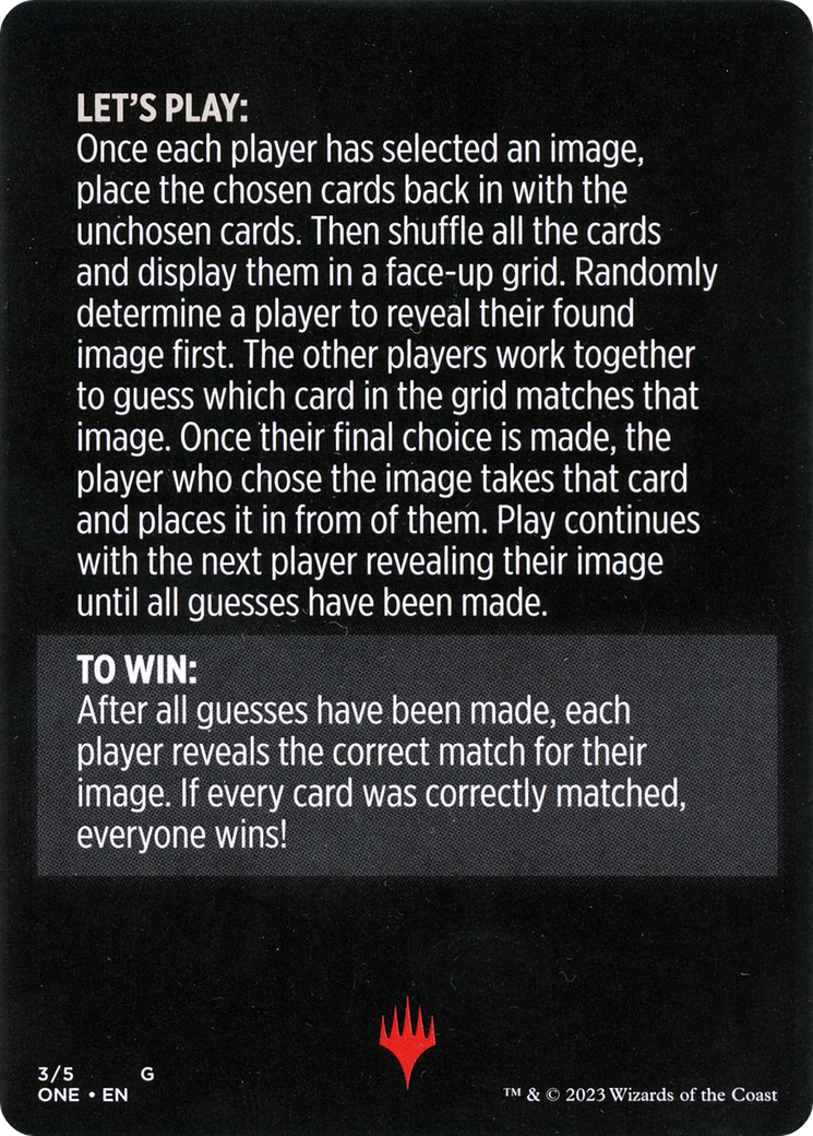 Cyber Simulacrum // Cyber Simulacrum (cont'd) (MONE-003) - Phyrexia: All Will Be One Minigames-2