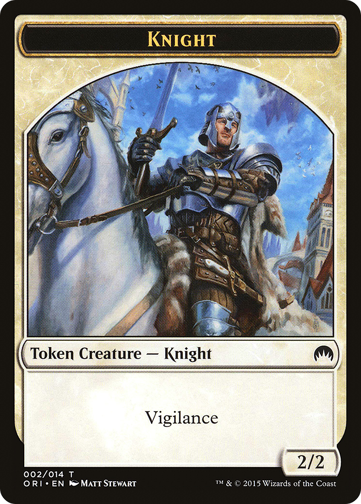 Knight Token [Magic Origins Tokens]-1