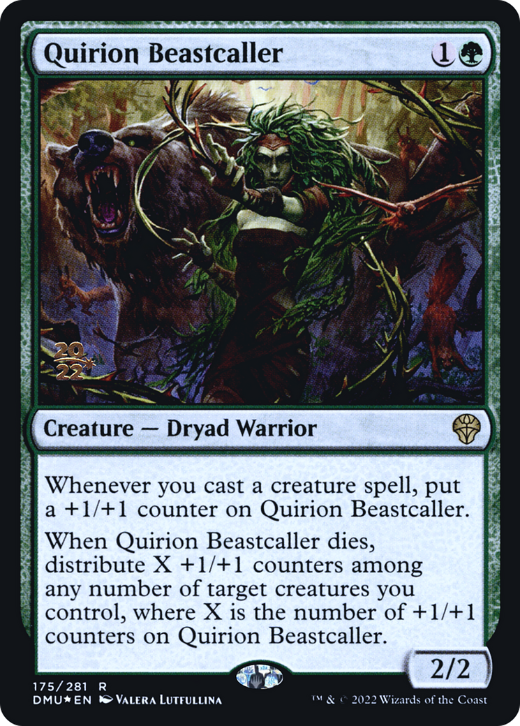 Quirion Beastcaller [Dominaria United Prerelease Promos]-1