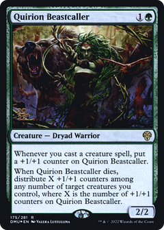 Quirion Beastcaller [Dominaria United Prerelease Promos]-1