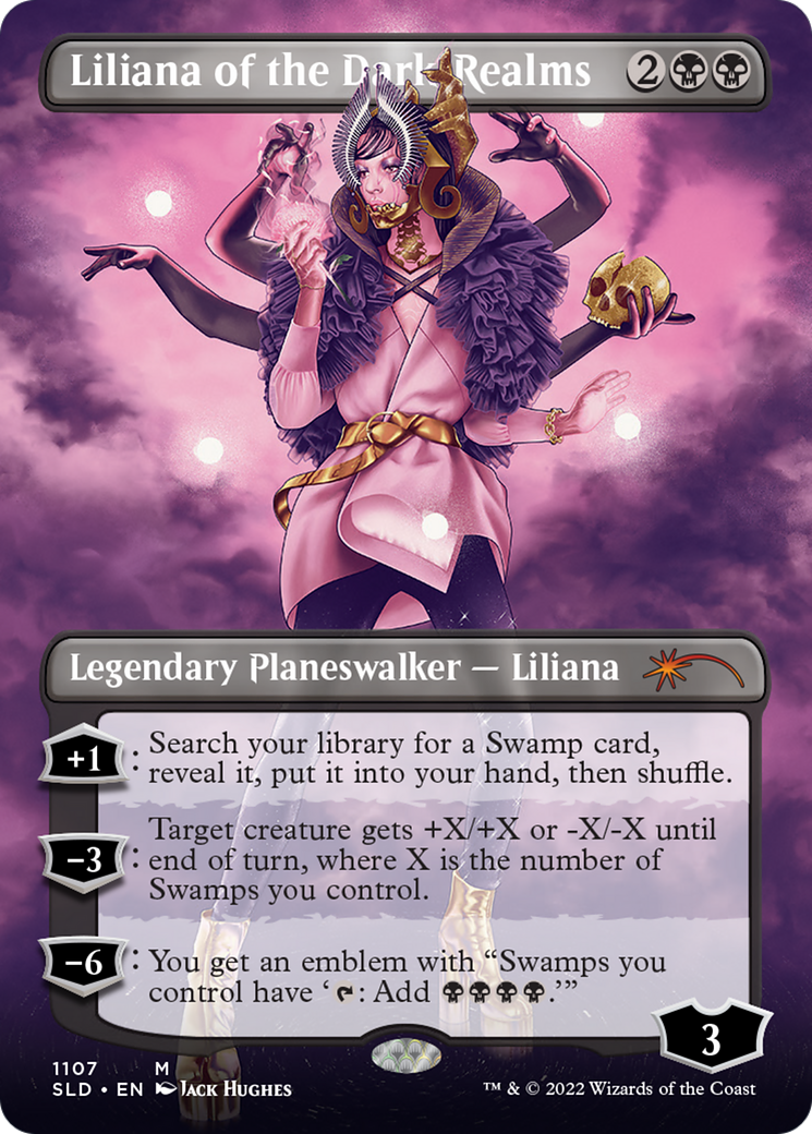 Liliana of the Dark Realms (Borderless) [Secret Lair Drop Series]-1