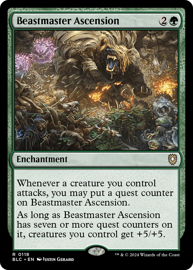 Beastmaster Ascension [Bloomburrow Commander]-1