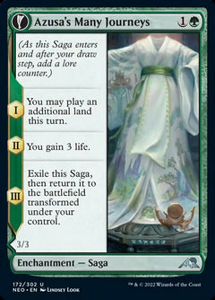 Azusa's Many Journeys // Likeness of the Seeker [Kamigawa: Neon Dynasty]-1