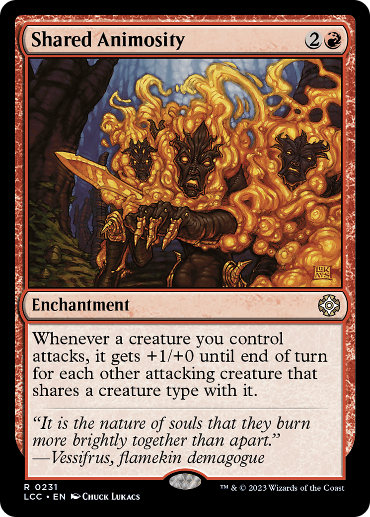Shared Animosity [The Lost Caverns of Ixalan Commander]-1
