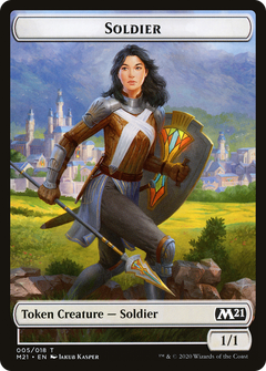 Soldier Token [Core Set 2021 Tokens]-1
