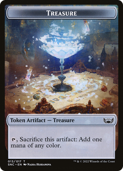 Treasure Token (017) (SNC-017) - Streets of New Capenna Tokens-1
