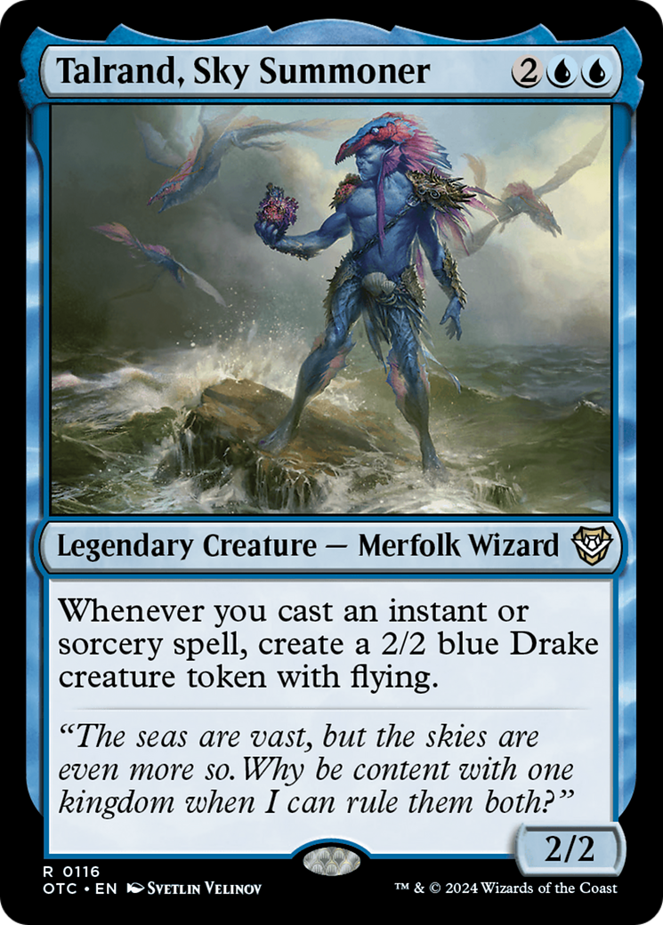 Talrand, Sky Summoner [Outlaws of Thunder Junction Commander]-1