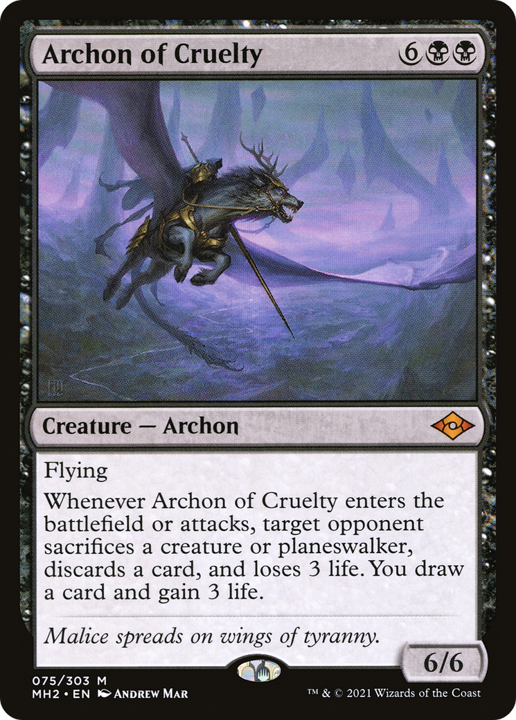 Archon of Cruelty [Modern Horizons 2]-1