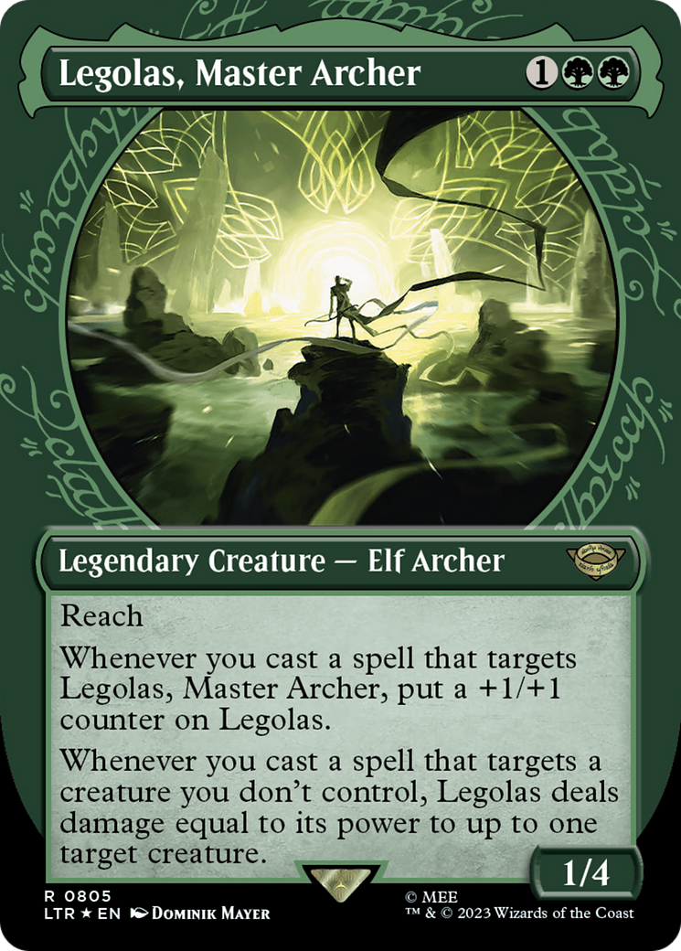 Legolas, Master Archer (Showcase) (Surge Foil) [The Lord of the Rings: Tales of Middle-Earth]-1