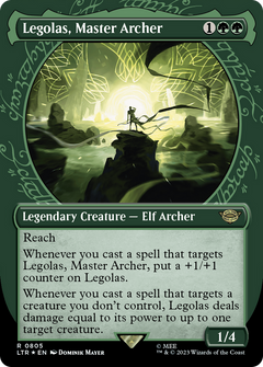 Legolas, Master Archer (Showcase) (Surge Foil) [The Lord of the Rings: Tales of Middle-Earth]-1