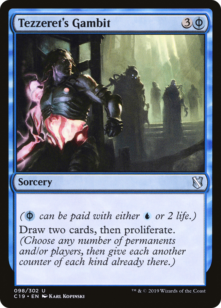 Tezzeret's Gambit [Commander 2019]-1