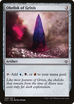 Obelisk of Grixis [Archenemy: Nicol Bolas]-1