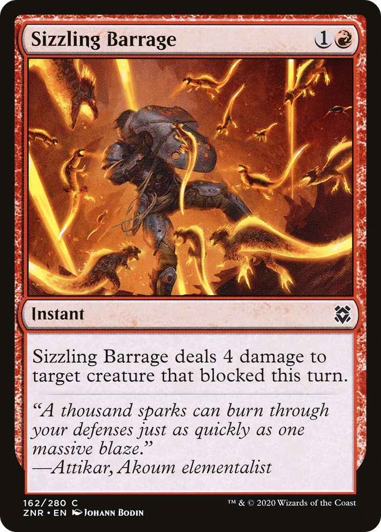 Sizzling Barrage [Zendikar Rising]-1