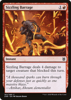 Sizzling Barrage [Zendikar Rising]-1