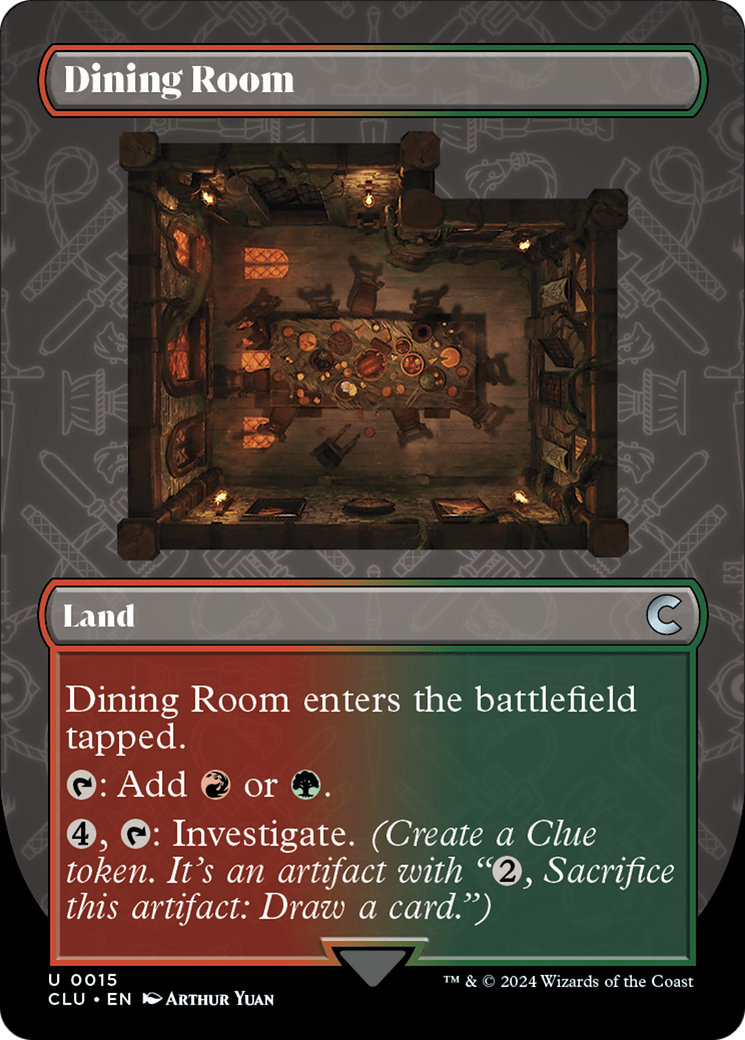 Dining Room (Borderless) [Ravnica: Clue Edition]-1
