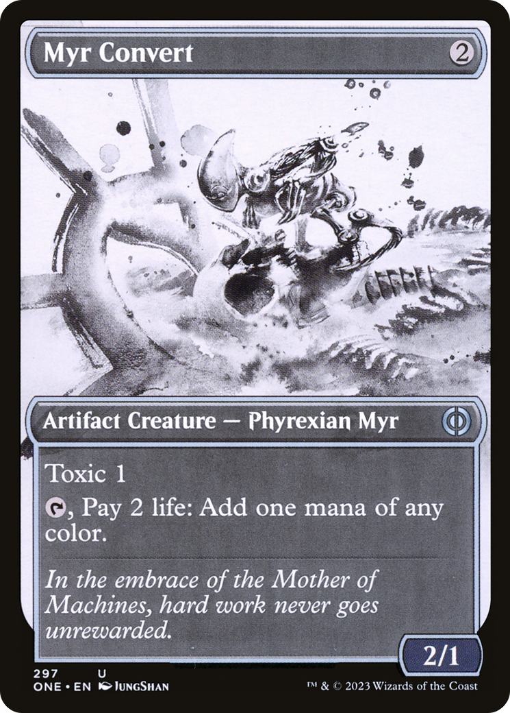 Myr Convert (Showcase Ichor) [Phyrexia: All Will Be One]-1