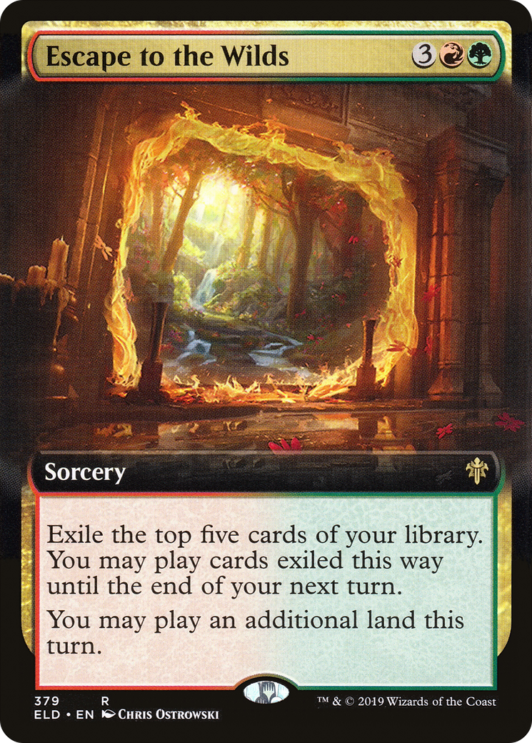 Escape to the Wilds (Extended Art) [Throne of Eldraine]-1