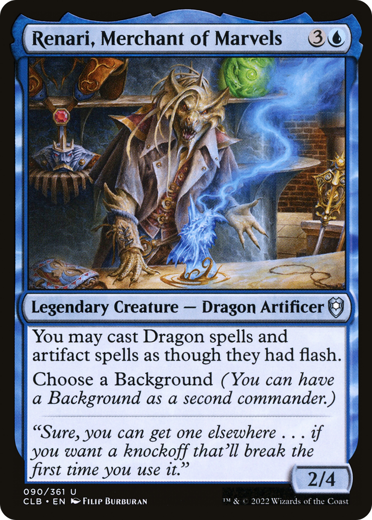 Renari, Merchant of Marvels [Commander Legends: Battle for Baldur's Gate]-1