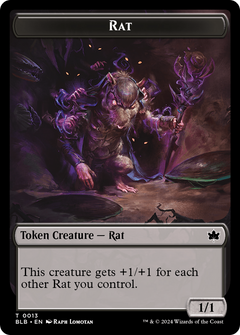 Rat Token [Bloomburrow Tokens]-1