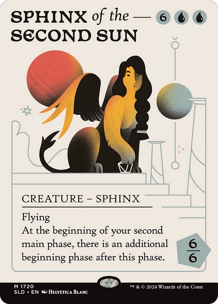 Sphinx of the Second Sun (SLD-1720) - Secret Lair Drop (Borderless) Foil-1