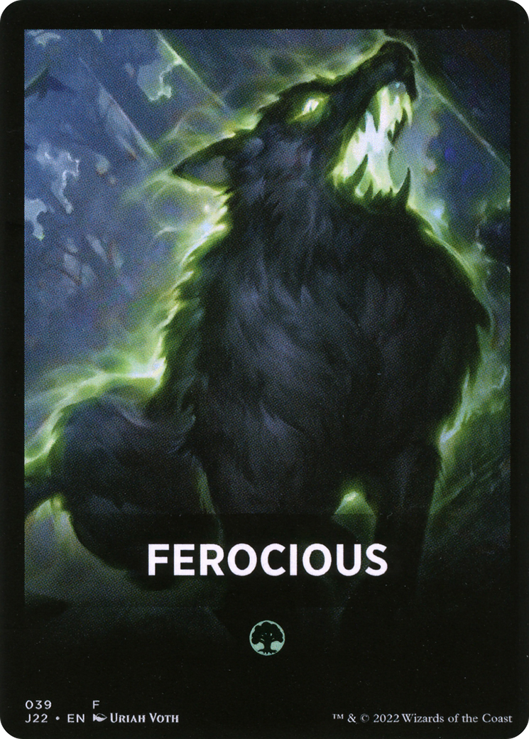 Ferocious (FJ22-039) - Jumpstart 2022 Front Cards-1
