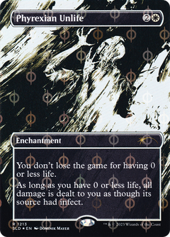 Phyrexian Unlife (Borderless Ichor Step-and-Compleat Foil) [Secret Lair Drop Series]-1