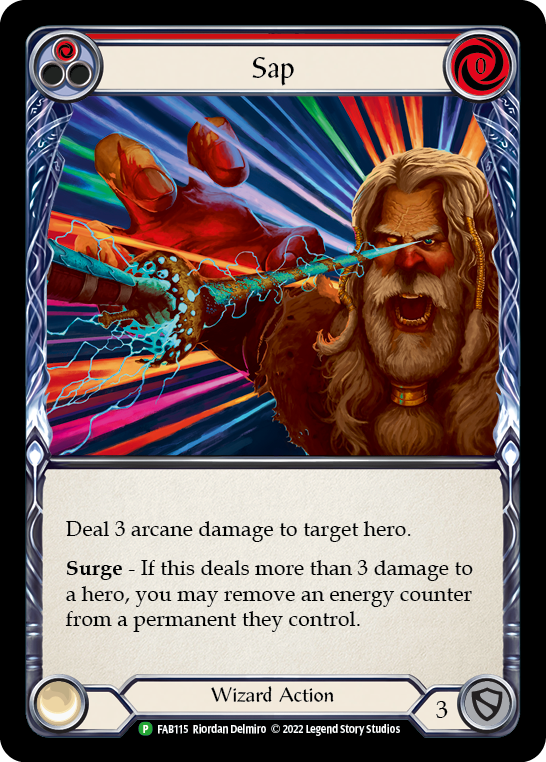Sap (Red) [FAB115] (Promo)  Rainbow Foil-1