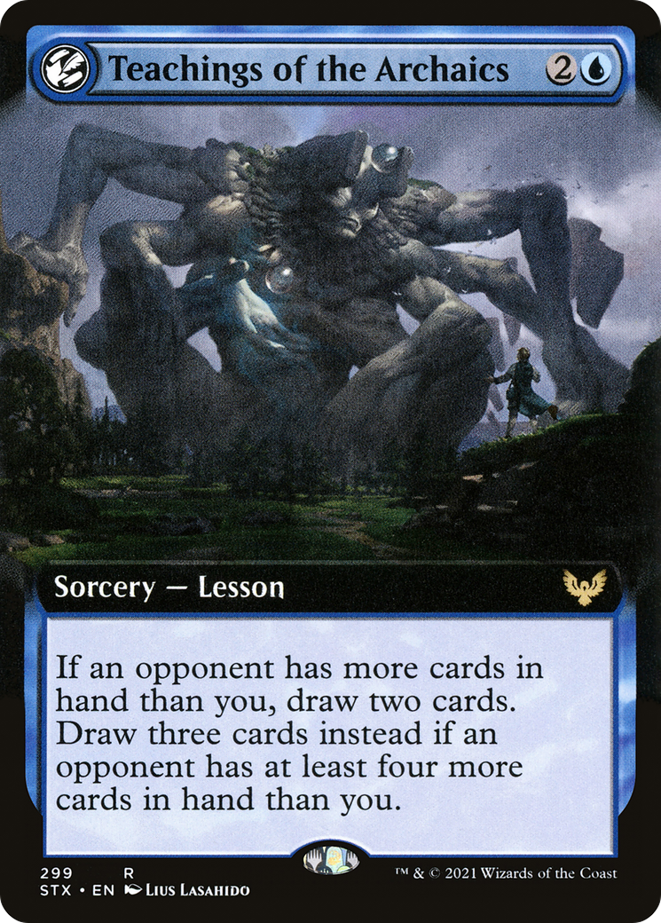 Teachings of the Archaics (Extended Art) [Strixhaven: School of Mages]-1