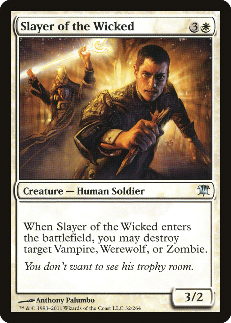 Slayer of the Wicked [Innistrad]-1