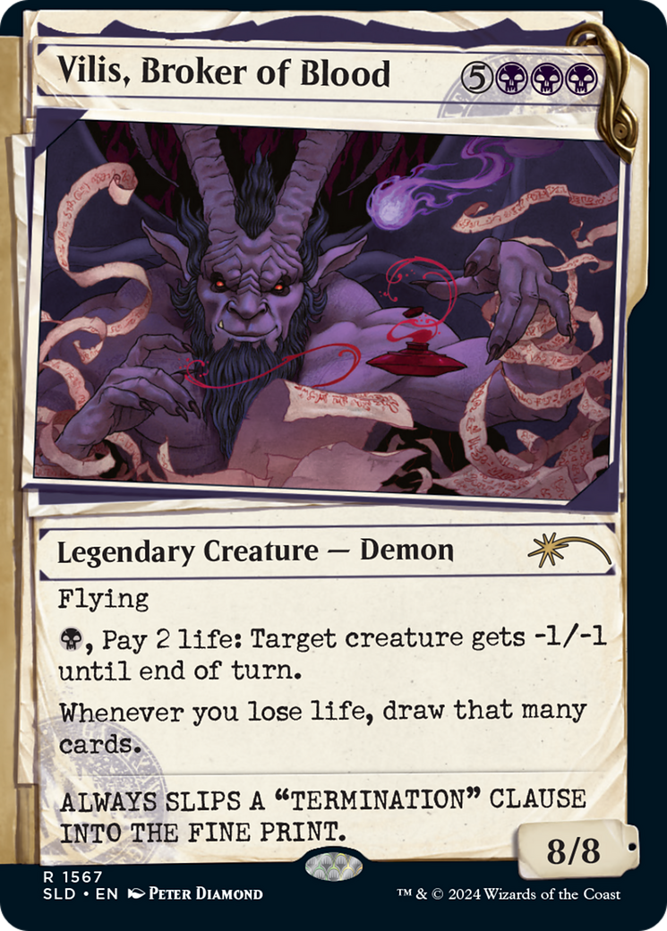 Vilis, Broker of Blood (SLD-1567) - Secret Lair Drop: (Showcase)-1