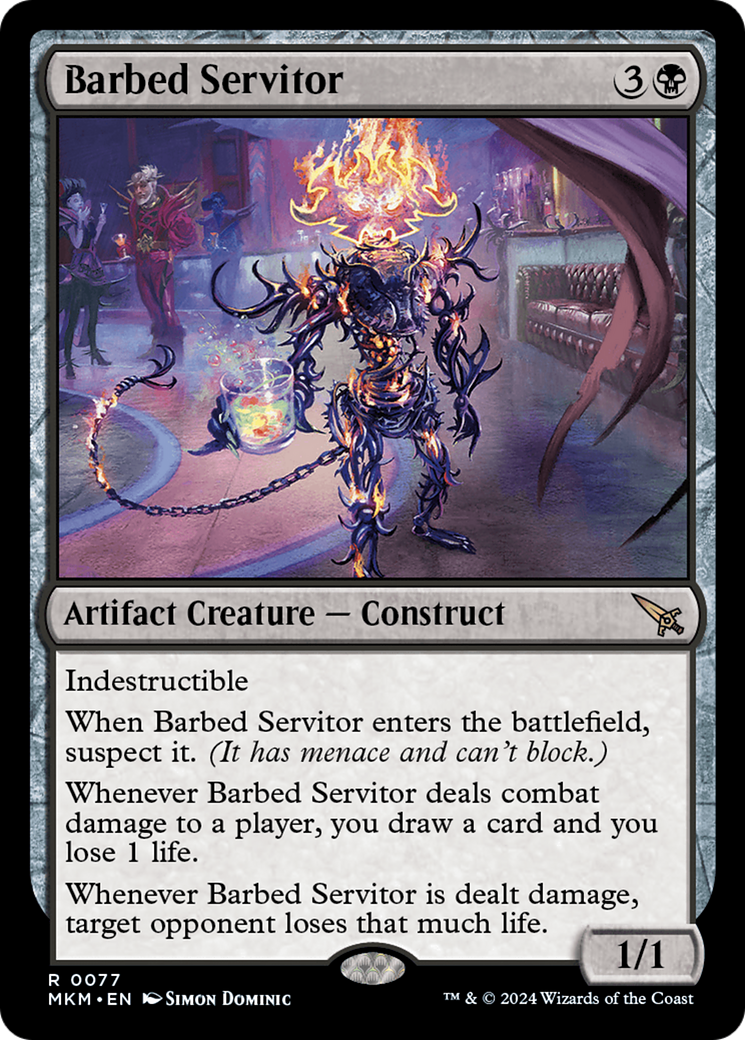 Barbed Servitor [Murders at Karlov Manor]-1