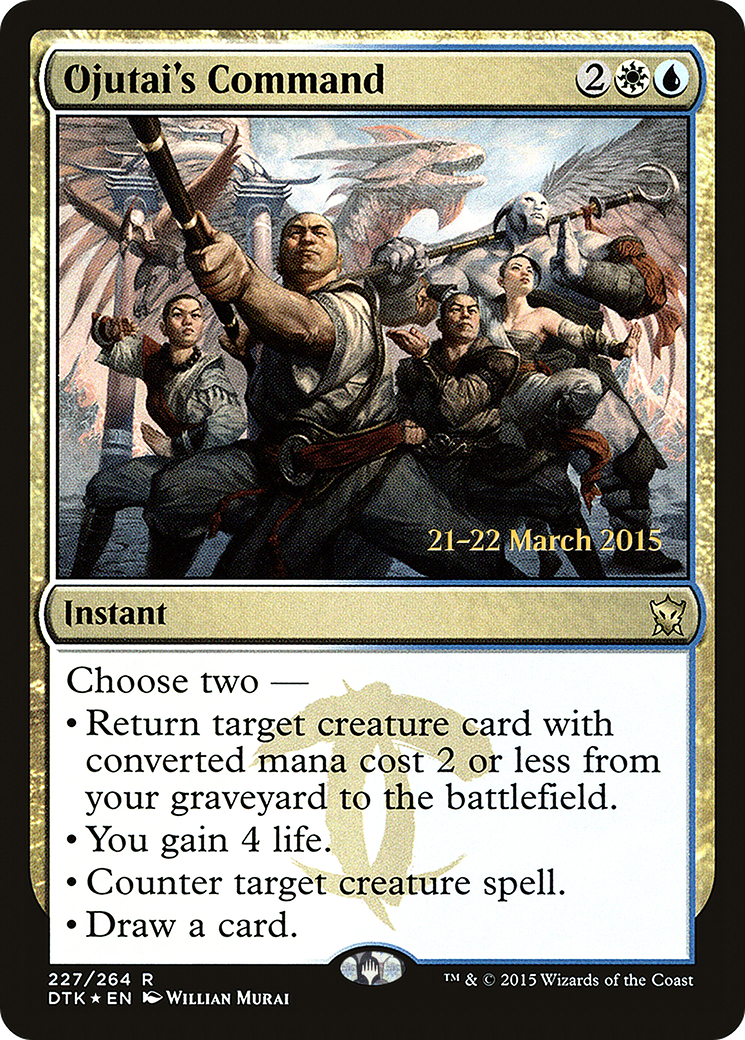 Ojutai's Command [Dragons of Tarkir Prerelease Promos]-1