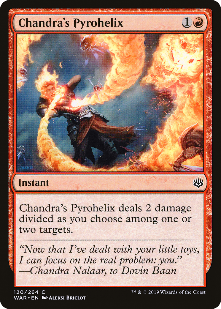 Chandra's Pyrohelix [War of the Spark]-1