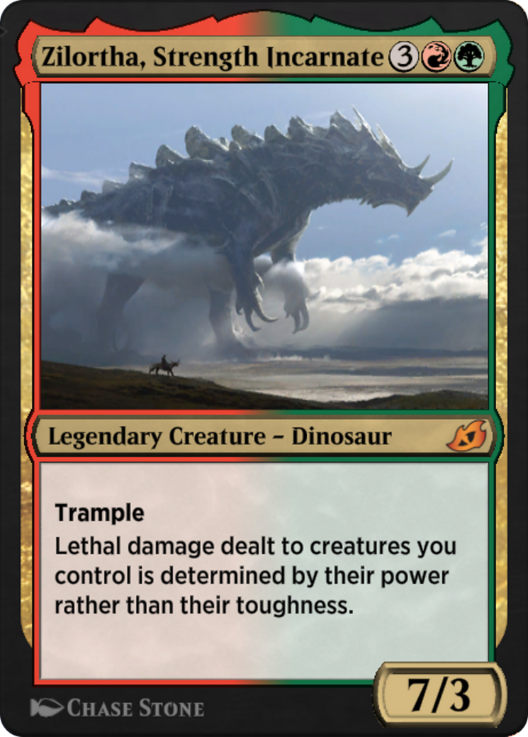 Zilortha, Strength Incarnate (IKO-275Y) - Ikoria: Lair of Behemoths-1